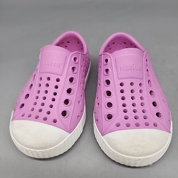 Toddler Naitive Water Shoes Pink Size 5 Slip On - Picture 2 of 5